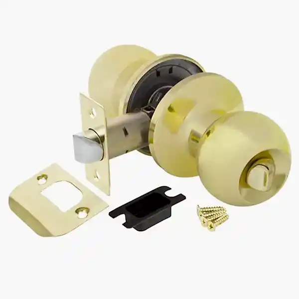 Ручка Ajax (Аякс) защелка DK682 PB-BK (6082 PB-B) (фик.) золото 