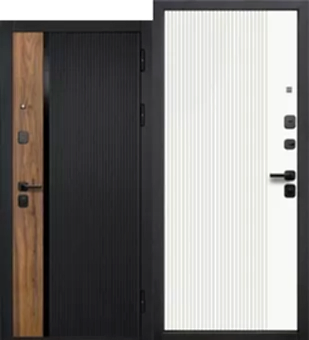 Кантри Сатин черный, орех каньон коньяк, черное стекло / Эмалит Белый Кантри Сатин черный, орех каньон коньяк, черное стекло / Эмалит Белый